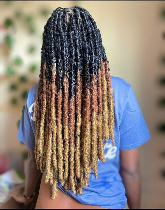 3-Tone Butterfly Locs
