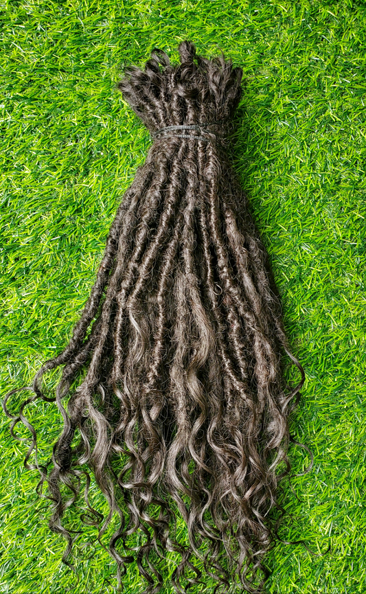 Curly tips Faux Locs