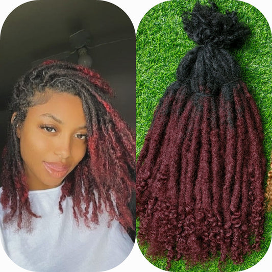 Burgundy Reign Loc Extensions