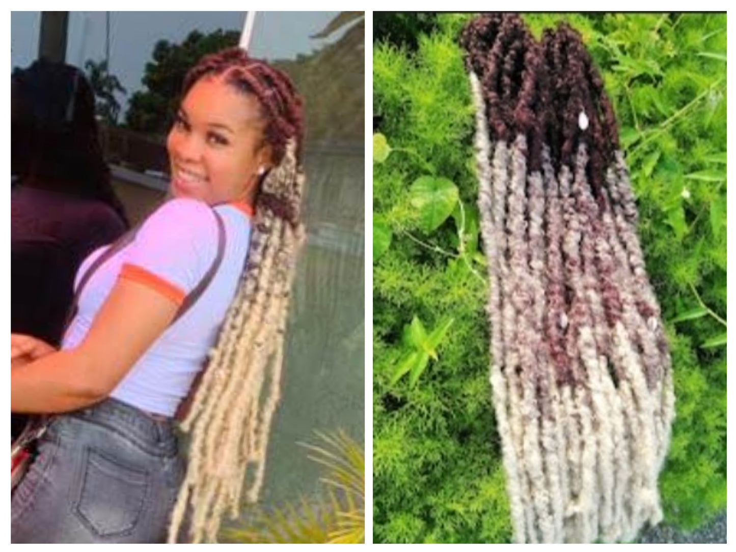 3-Tone Butterfly Locs