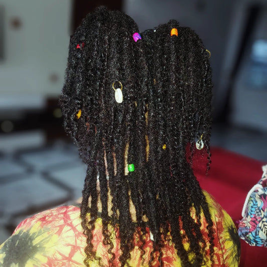 4c Curly Loc Extension(💯 Human Hair)