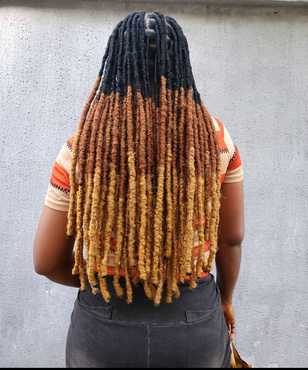 3-Tone Butterfly Locs