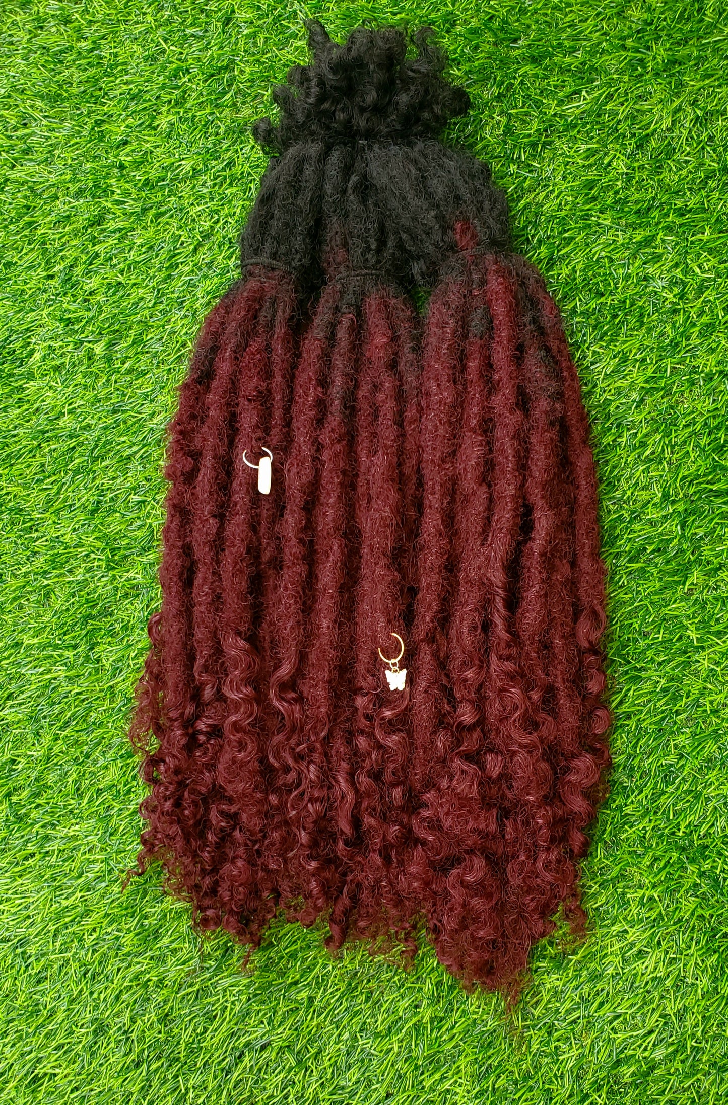 Burgundy Reign Loc Extensions