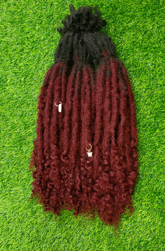 Burgundy Reign Loc Extensions